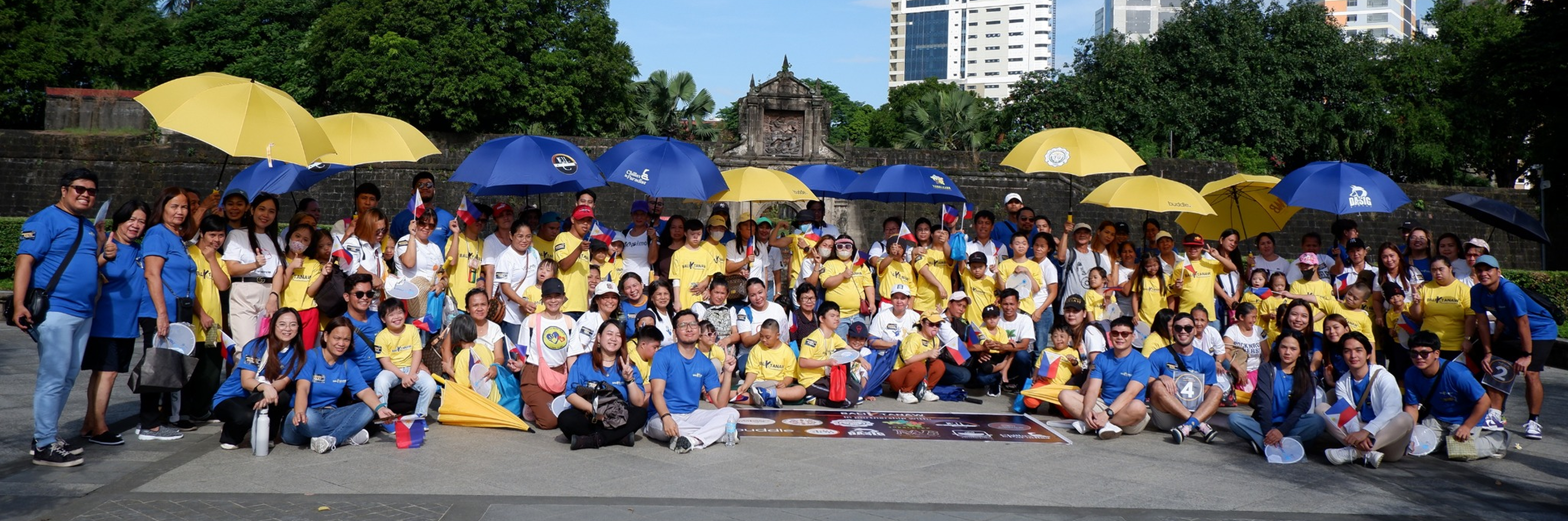 People working together on a project.